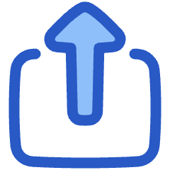Upload Box 2 Icon from Plump Duo Set