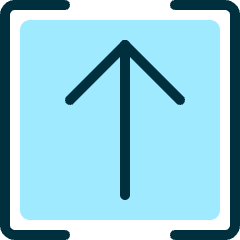 Upload Brackets Icon from Ultimate Duotone Set