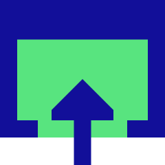 Upload Browser Icon from Sharp Pop Set