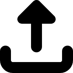 Upload Button 2 Icon from Micro Solid Set