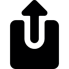 Upload Button Icon from Ultimate Bold Set