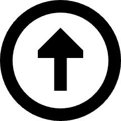 Upload Circle Icon from Sharp Remix Set