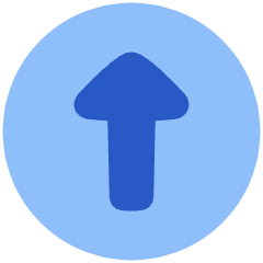 Upload Circle Icon from Plump Flat Set