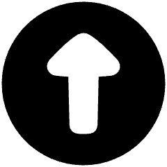 Upload Circle Icon from Plump Solid Set