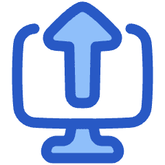 Upload Computer Icon from Plump Duo Set