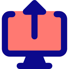 Upload Computer Icon from Core Pop Set