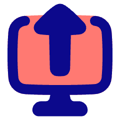 Upload Computer Icon from Plump Pop Set