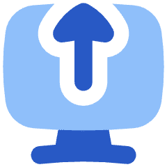 Upload Computer Icon from Flex Flat Set