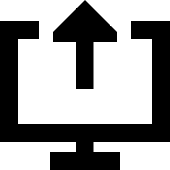 Upload Computer Icon from Sharp Remix Set