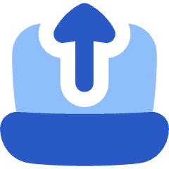 Upload Laptop Icon from Flex Flat Set