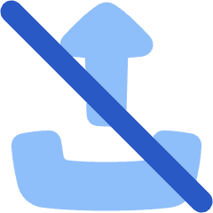 Upload Off Disable Icon from Plump Flat Set