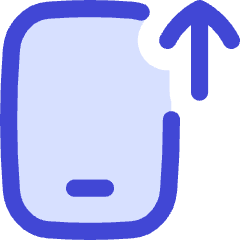 Upload Phone Mobile Icon from Flex Duo Set