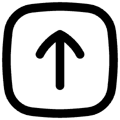 Upload Square Icon from Flex Line Set
