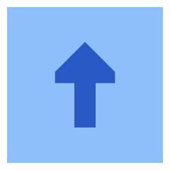 Upload Square Icon from Sharp Flat Set
