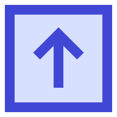 Upload Square Icon from Sharp Duo Set