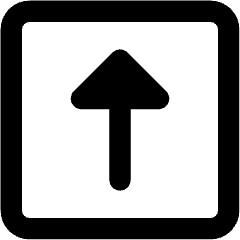Upload Square Icon from Core Remix Set