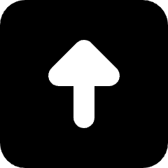 Upload Square Icon from Micro Solid Set