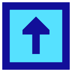 Upload Square Icon from Sharp Pop Set