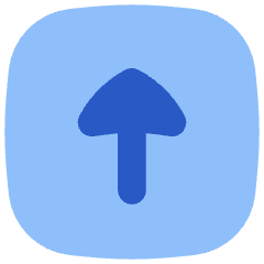 Upload Square Icon from Flex Flat Set