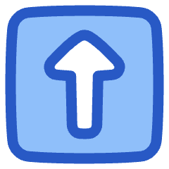 Upload Square Icon from Plump Duo Set