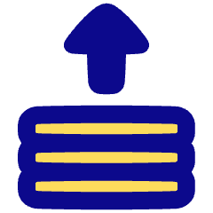 Upload Stack Icon from Plump Pop Set