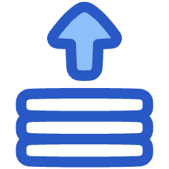 Upload Stack Icon from Plump Duo Set