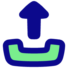 Upload Tray Icon from Plump Pop Set