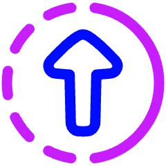 Upload Upgrade In Progress Icon from Plump Neon Set