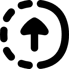 Upload Upgrade In Progress Icon from Flex Solid Set