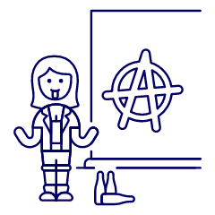 Anarchist 4 Illustration from UX Line Set