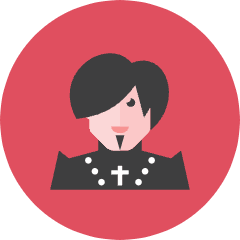 Gothic Man Icon from Kameleon Colors Set