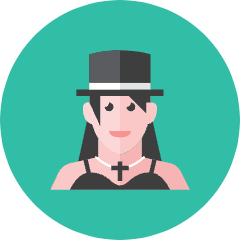 Gothic Woman Icon from Kameleon Colors Set