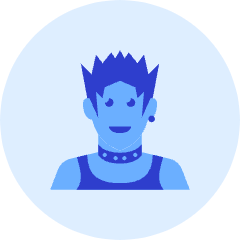 Punk Woman Icon from Kameleon Duo Set