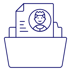 Folder Document 1 Illustration from UX Line Set