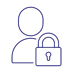 Avatar Neutral Lock 2 Illustration from UX Line Set