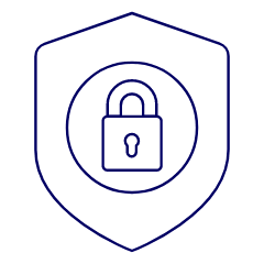 Padlock Shield Illustration from UX Line Set