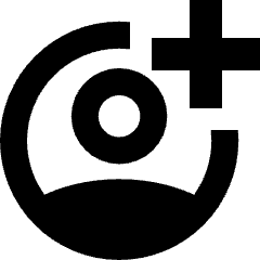 Account Circle Add Icon from Sharp Remix Set