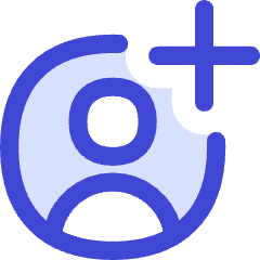 Account Circle Add Icon from Flex Duo Set