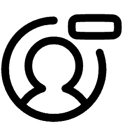 Account Circle Remove Icon from Plump Line Set