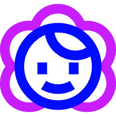 Face Baby Icon from Sharp Neon Set