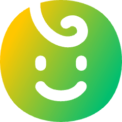 Face Child Icon from Flex Gradient Set