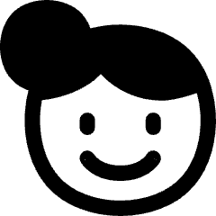 Face Woman Icon from Flex Remix Set