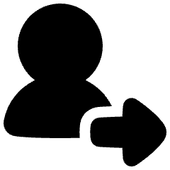 Following Icon from Plump Solid Set