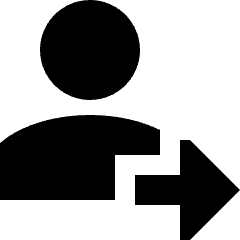 Following Icon from Sharp Solid Set