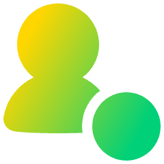 Online Status Active Account Icon from Plump Gradient Set