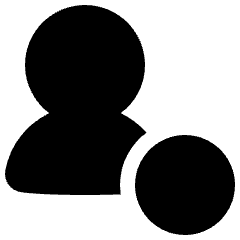 Online Status Active Account Icon from Plump Solid Set