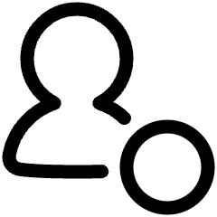 Online Status Active Account Icon from Plump Line Set