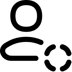 Online Status Away Account Icon from Flex Line Set