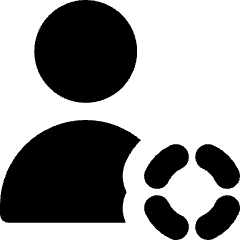 Online Status Away Account Icon from Core Solid Set