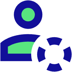 Online Status Away Account Icon from Sharp Pop Set